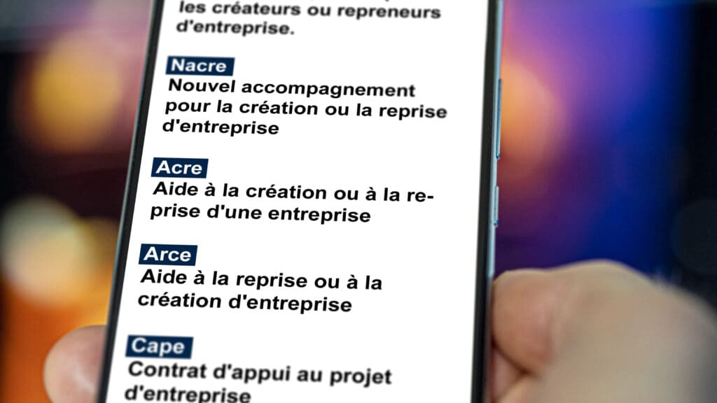 Aides à la création d'entreprise en France