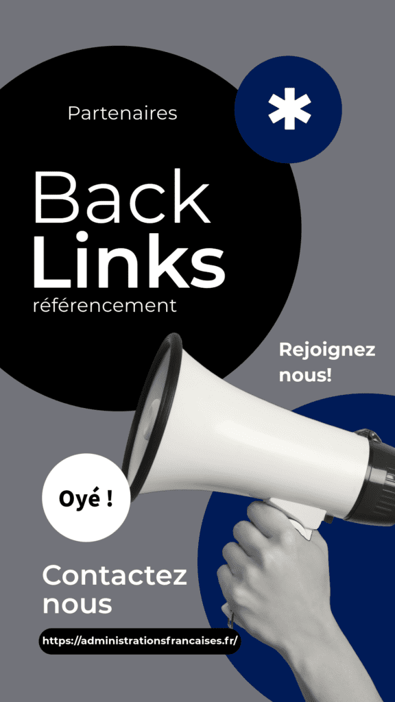 Backlink dans administrationsfrancaises.fr